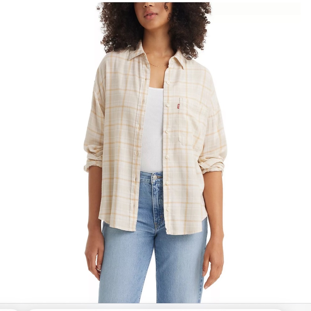 Levi’s button down soft flannel shirt